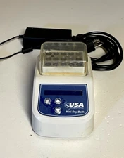 USA Scientific BSH200 Mini Dry Bath A061-BSH200-07994 With 15-Slot Heating Block