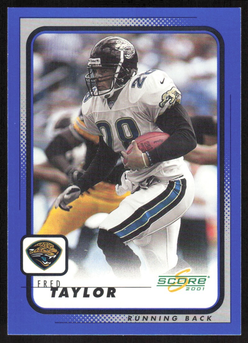 2001 Score Football Fred Taylor #90 Jacksonville Jaguars