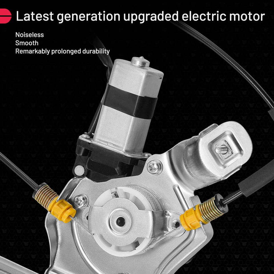 Regulador de ventana eléctrica del lado del pasajero delantero con motor para Ford F-150 2004-2008 Foto 3 de 4