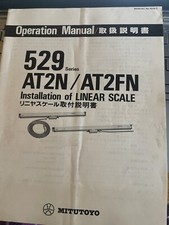 Mitutoyo 529 series Linear Scale System Installation/Operation Manual