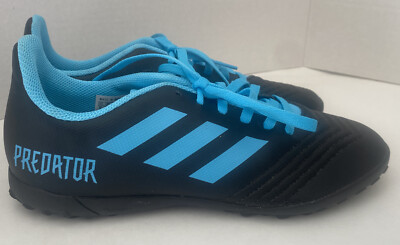 Adidas Predator 19.4 FG soccer cleats mens size 6 Blue/ Black