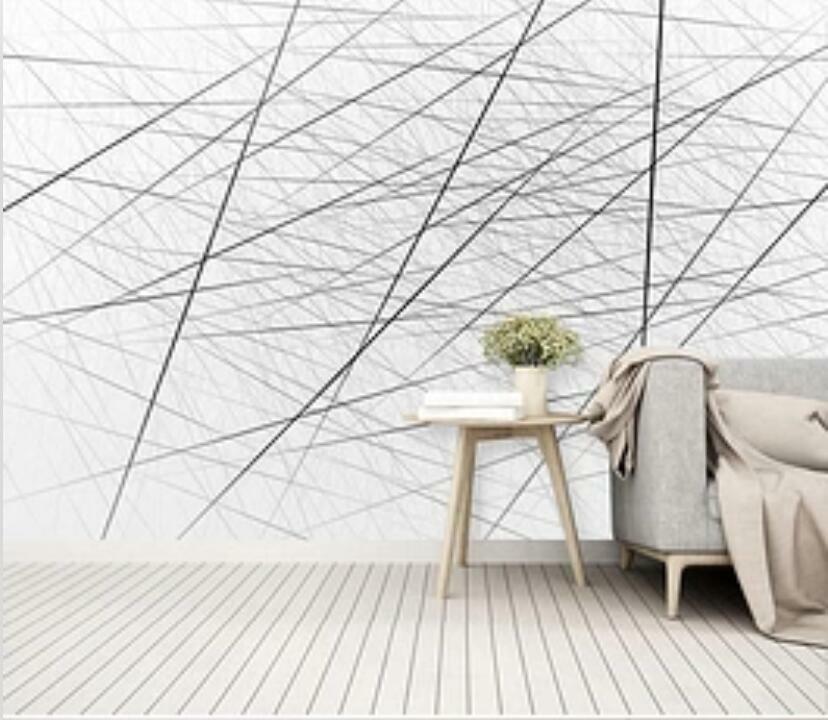3D Line Painting M1967 Tapeta Mural Samoprzylepne odłączane naklejki Amy Ograniczona sprzedaż, bezpłatna wysyłka