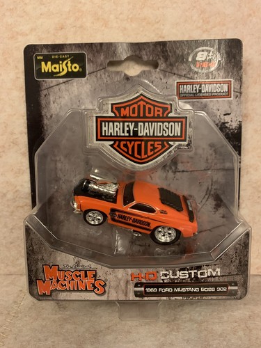 Muscle Machines 2013 Harley-Davidson 1969 Ford Mustang Boss 302, New.
