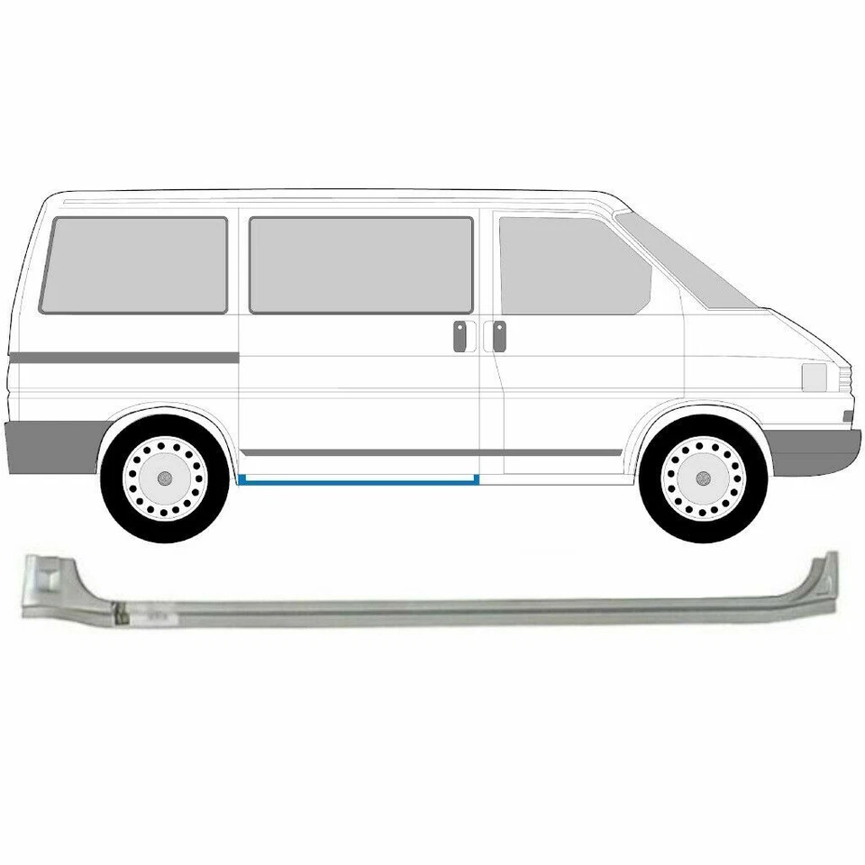 VW TRANSPORTER T4 LWB 1990-2003 Pièce De Réparation Pour Porte Coulissante - Photo 1/2