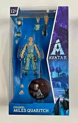 McFarlane Toys , Disney Avatar, 4-inch Miles Quaritch Avatar Movie Action Figure