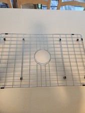 Large Rectangle Sink Grate-Top Center Hole Position 27 X 16 X 1 Detachable Sides