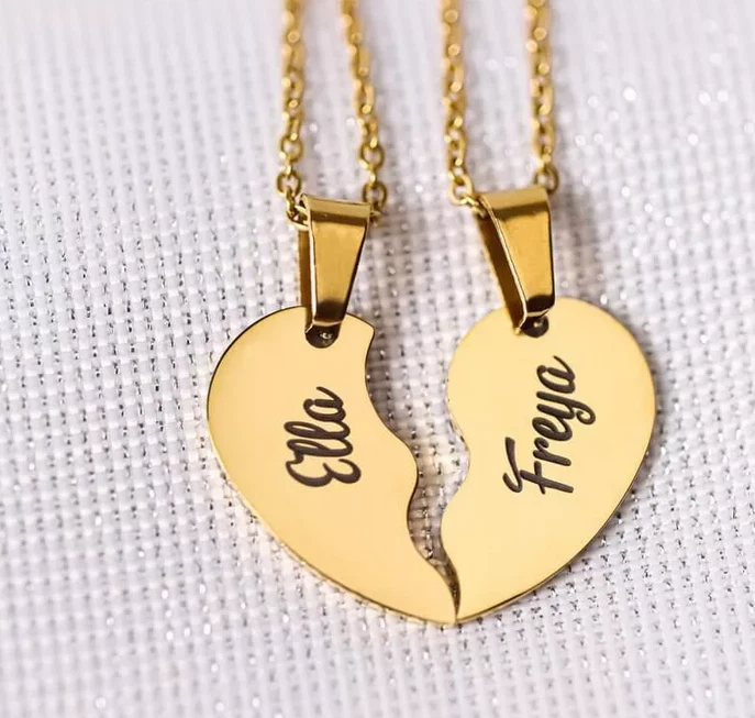 Gold matching hotsell necklaces