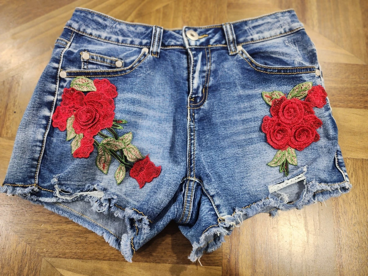 Short jeans rose sales
