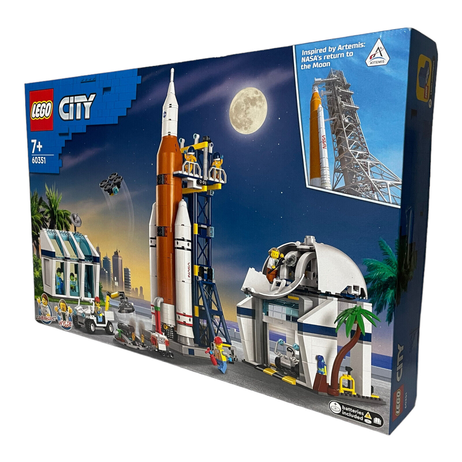 LEGO 60351 Raumstation Raumfahrtzentrum Sternwarte Rakete Figuren City NEU OVP