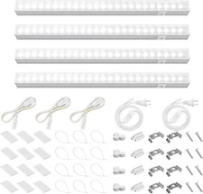 Barrina T5 LED Grow Light 5000K Full Spectrum Sunlight 1FT Plant Lamp 4 Packs