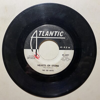 HEAR! RARE VG DOO WOP 45 Top Notes Hearts Of Stone Basic Things WLP PROMO