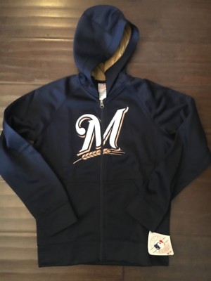 milwaukee brewers hooded sweatshirt