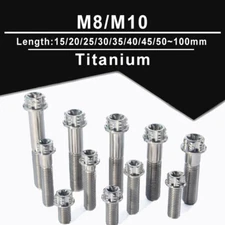 M8/M10 Titanium Internal And External Plum Blossom Flange Screws 15/20/25~100mm