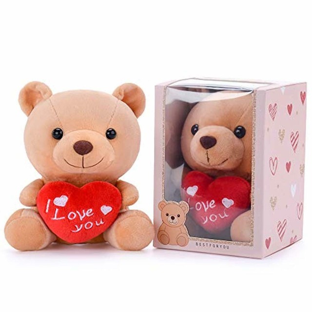 valentines day teddy bear and chocolate
