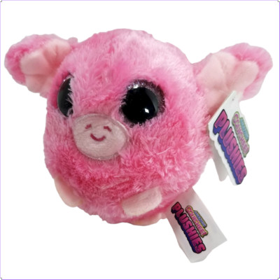 Amazing Squishee! Plushies Pink Pig MUDSY 4” Plush Stuffed Animal