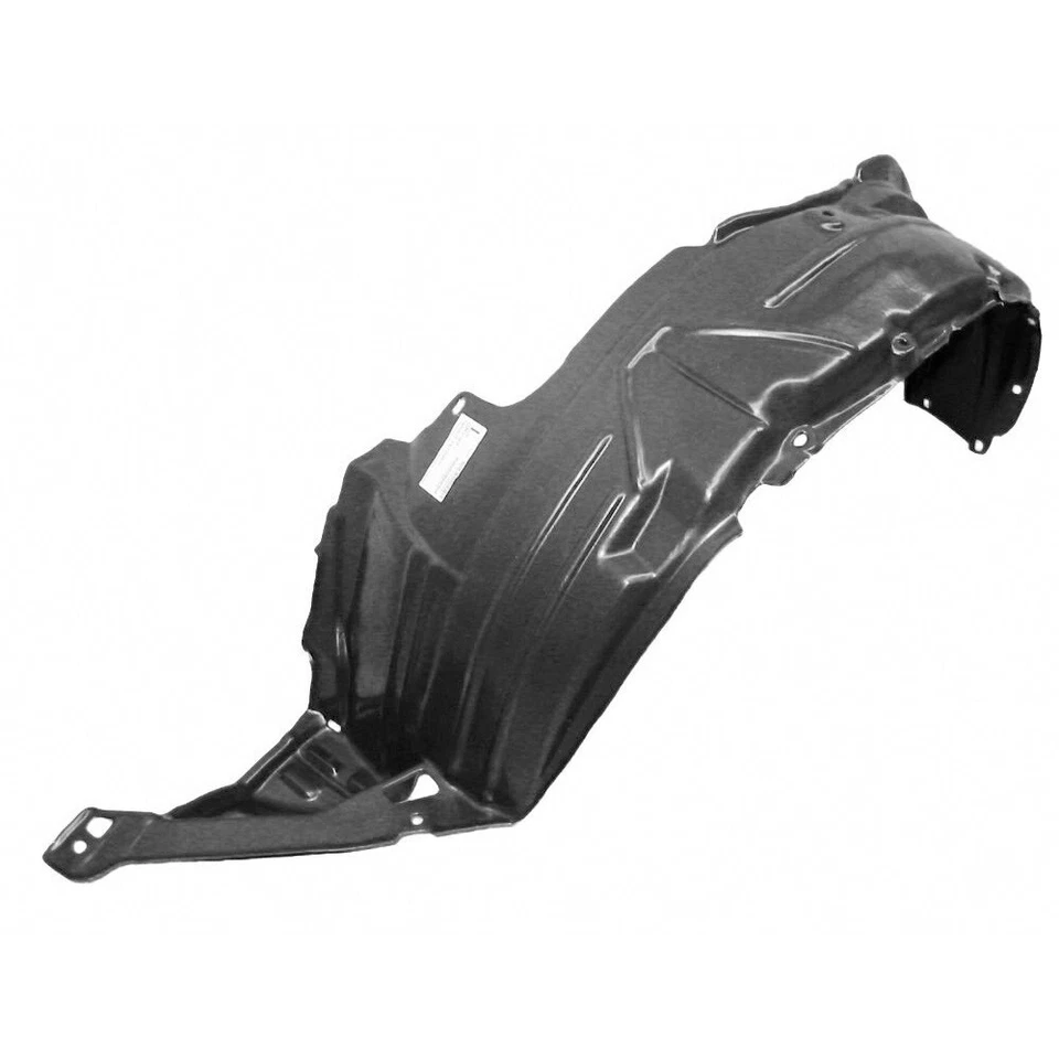 Front Driver & Passenger Side Fender Liner Set w/ Clips For 2002-2006 Honda CR-V - Image 4 of 4