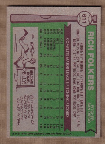 1976 Topps Baseball (529-660) * You Pick * Conditions Listed - Picture 169 of 267