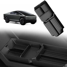 ABS Lower Center Console Organizer Storage Box Insert Tray for Tesla Cybertruck
