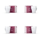 Fiftyeight Henkelbecher-Set 4-tlg.  350 ml Nr 019 weiß Kaffeebecher Mug