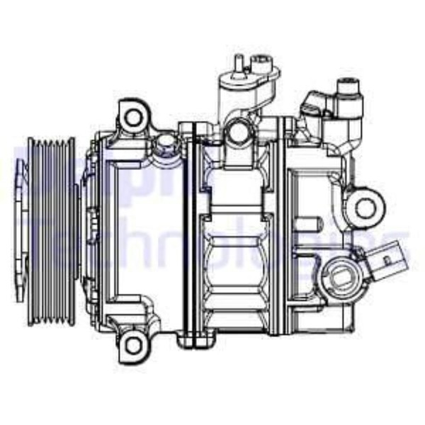 Delphi Kompressor Klimaanlage Passend FüR VW Jetta IV 162 163 AV3 AV2-image