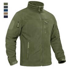 Men's Fleece Lined Jackets Full-Zip Winter Warm Outdoor Hiking Casual Work Coat