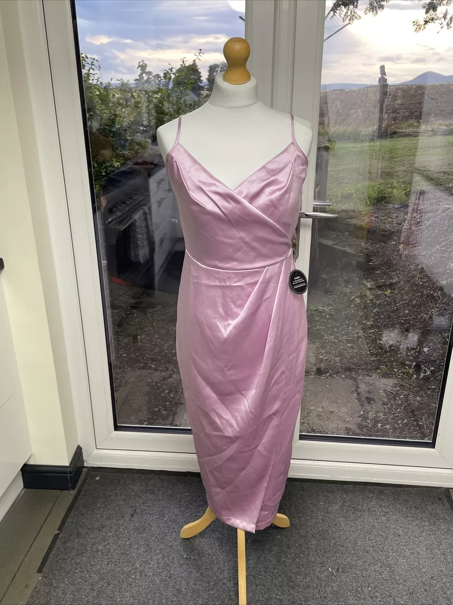 Lilac top pink dress