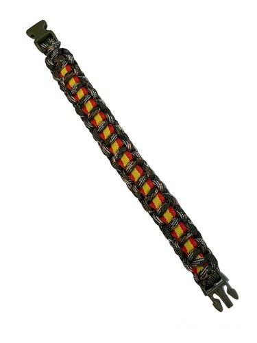 Pulsera Bandera España Hombre Mujer. Pulsera España Cuerda Trenzada. Pulsera C - Imagen 8 de 9