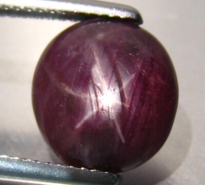 6.92 CT 11X10 MM DAZZLING FIRE SPARKLING 100%NATURAL MOZAMBIQUE 6RAYS STAR RUBY