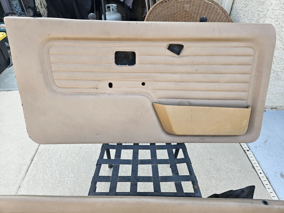 85-91 BMW E30 325i 325E 318 RH y LH PUERTA DELANTERA MOLDURA PANEL TARJETA Foto 3 de 4