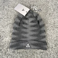 Nike ACG Peak Knit Beanie Adult One Size Black White FJ6297-010