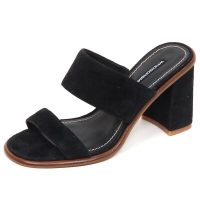 E0164 (WITHOUT BOX) sandalo donna nero WINDSOR SMITH TARNY scarpe shoe woman