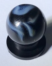 VTG Akro Agate Striped Onyx Slag Marble NM .59
