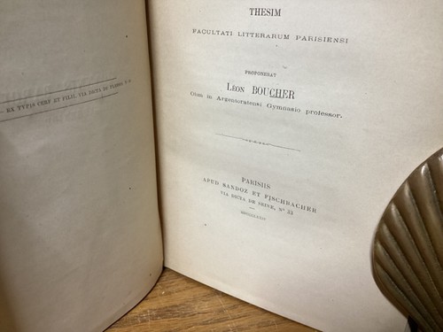 1874-1902 Custom Bound German, Latin & French Texts On John Barclay’s Argenis - Imagen 8 de 13