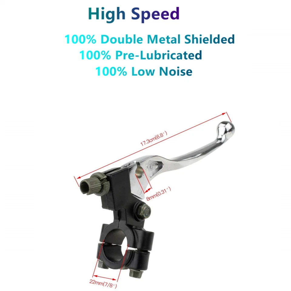 KAWASAKI KDX 50 80 175 200 220 250 PALANCA EMBRAGUE PERCHA IZQUIERDA MONTAJE-PRO Foto 2 de 4