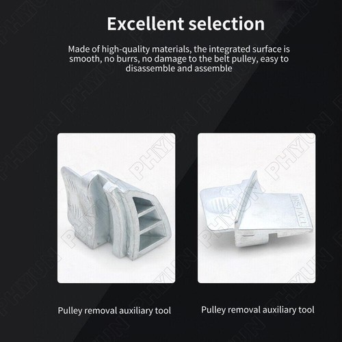 2x Kit de herramientas de extracción de correa elástica de metal instalador para automóvil automático - Imagen 9 de 11
