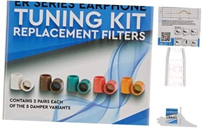 Research Tuning Kit for ER Series Earphone with 5 Different Filters (ER