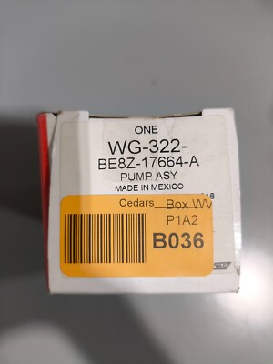 Genuine Washer Pump Ford WG-322 BE8Z-17664-A | eBay