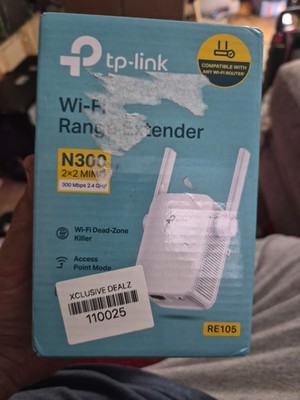 TP-Link WiFi Range Extender N300 RE105 Internet home Booster Wireless Universal