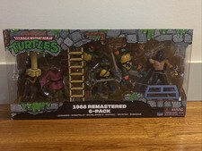 Playmates Teenage Mutant Ninja Turtles 1988 Remastered 6-pack Playset TMNT