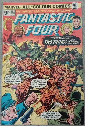 Fantastic Four #162. Rare Marvel Comic. September 1975 Bronze Age Classic. VGC.