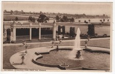Kettering Wicksteed Park Fountain Bandstand Gardens Boating Lake Gardens 1920's
