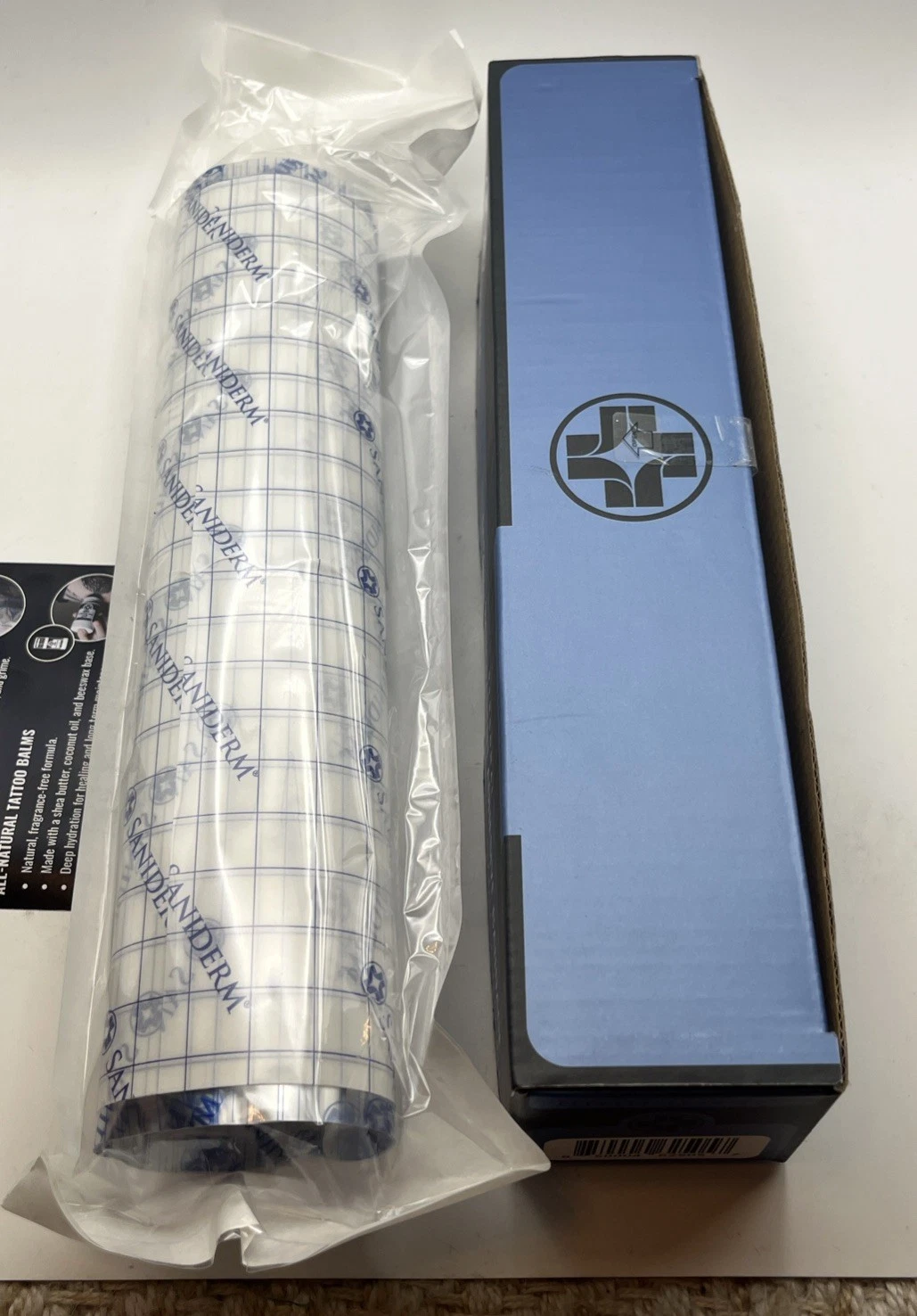 Saniderm Original Tattoo Aftercare Bandage – Personal Roll 10.2” x 2 yd – New image 2