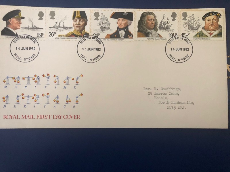 MF Great Britain Scott # 991-95 Maritime Heritage FDC