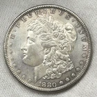 1880-S $1 Morgan Dollar 90% Silver San Francisco US Coin - REVERSE TONING