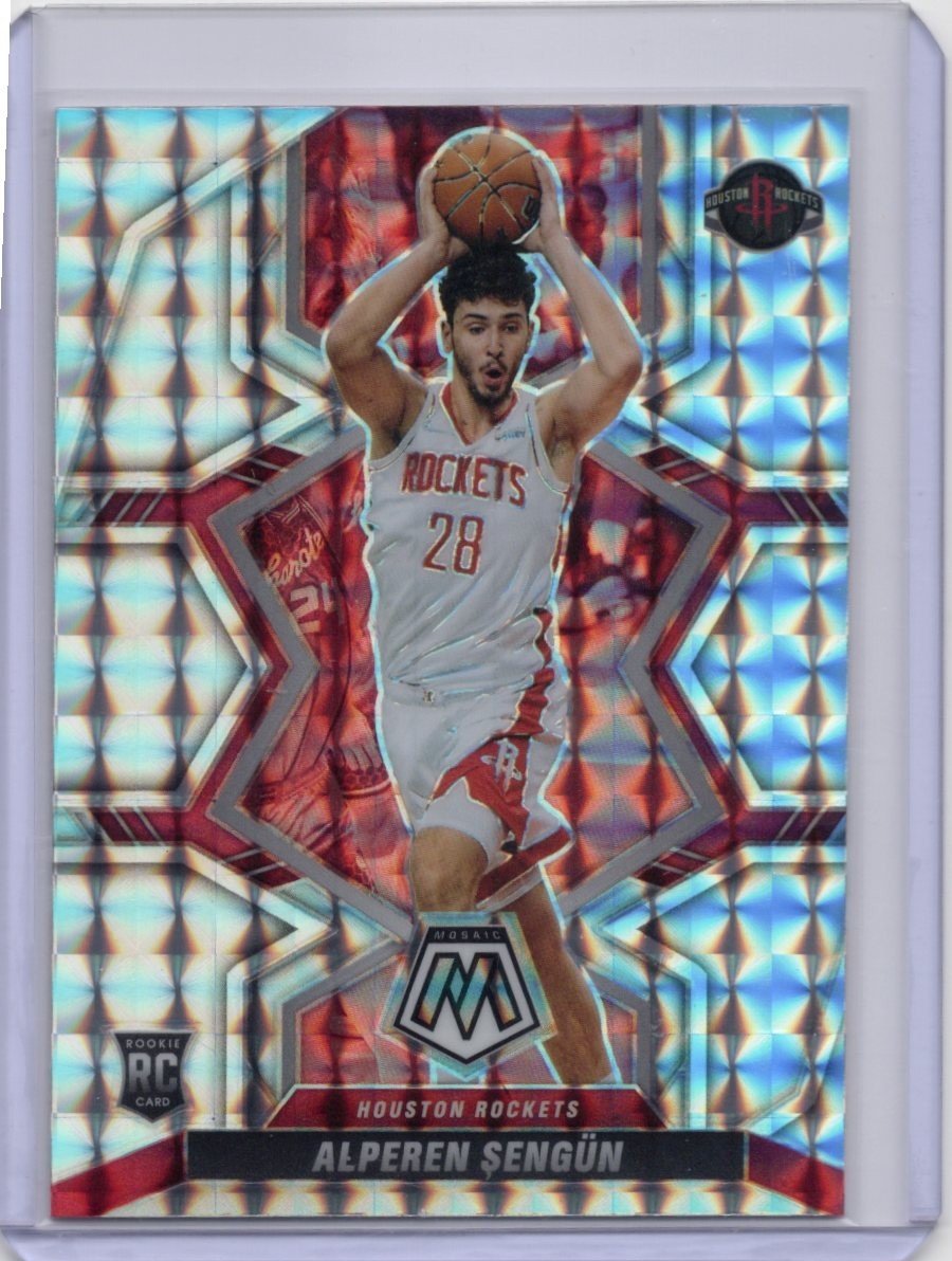 2021-22 Panini Mosaic Alperen Sengun Silver Prizm #218