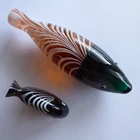 Galliano Ferro - Murano Glass - two fish figures -1960's Italy