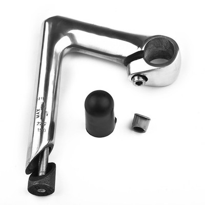 Fahrradschaft Riser Schwarz Silber Fahrrad -17 Grad 100 mm 2 * 150 l Neu