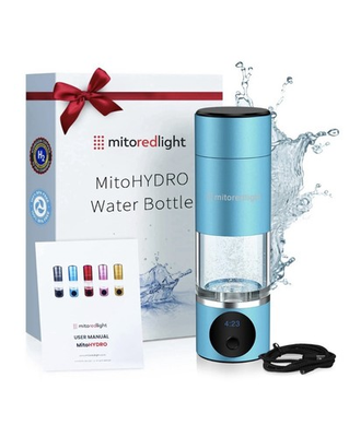 #ad mitoredlight MitoHYDRO Hydrogen Water Bottle Blue 230ml Hydrogen Generator $79.99