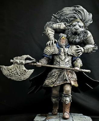 Elden Ring Godfrey First Elden Lord Hoarah Loux Resin Painted Collectible Statue