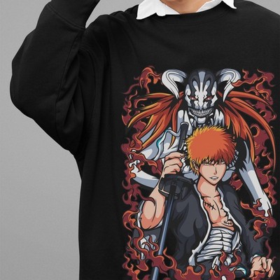 Bleach Anime Sweatshirt Ichigo Bankai Sweater Zaraki Manga Yhwach Aizen Pullover